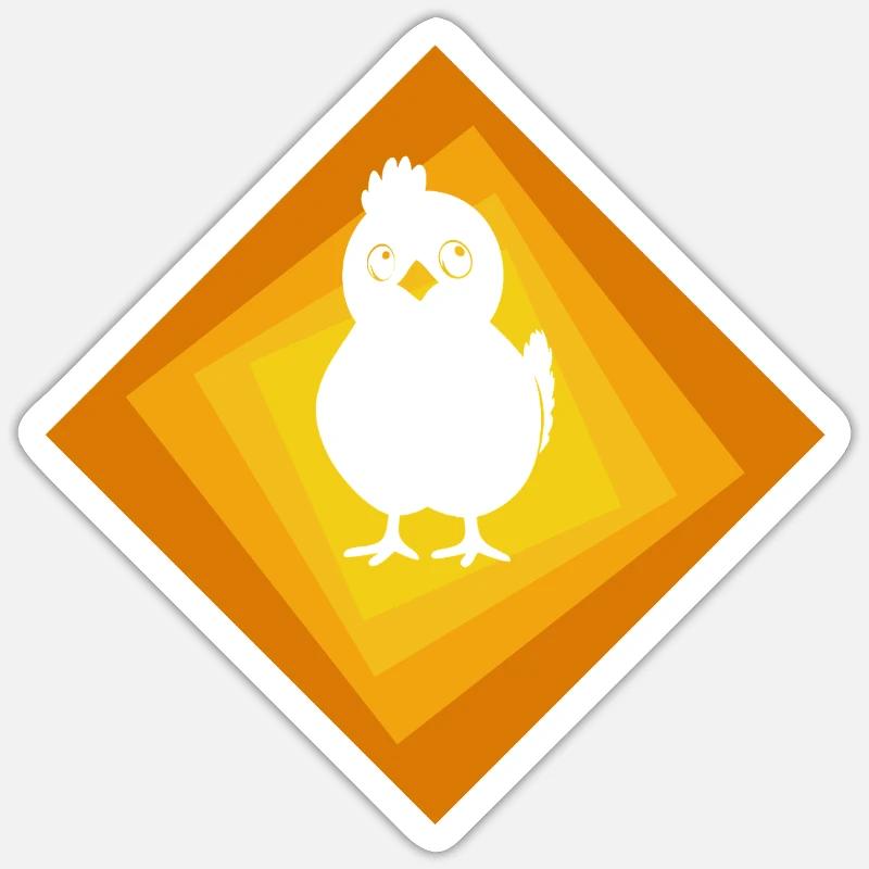 Chicken Egg Sticker size S (10 x 10 cm)