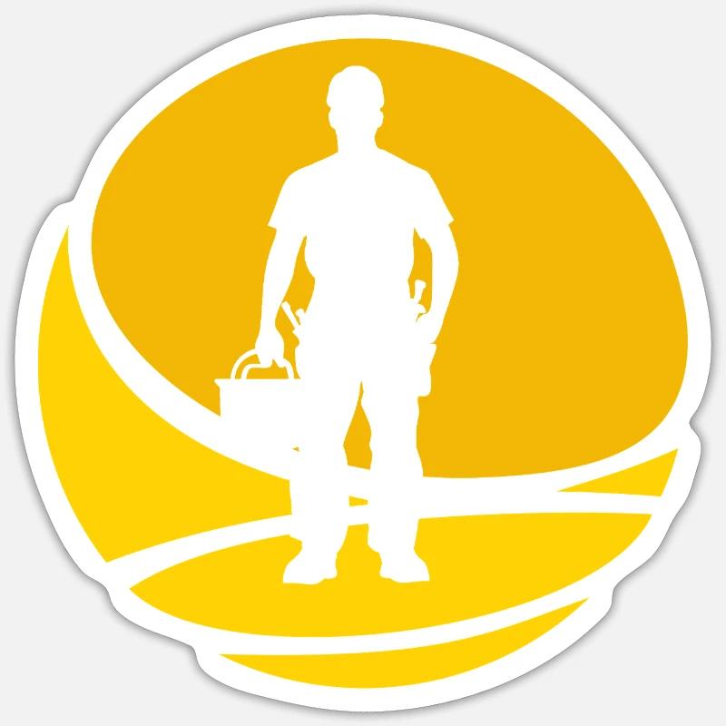 Tool Installer - Sticker size S (10 x 10 cm) - white matte