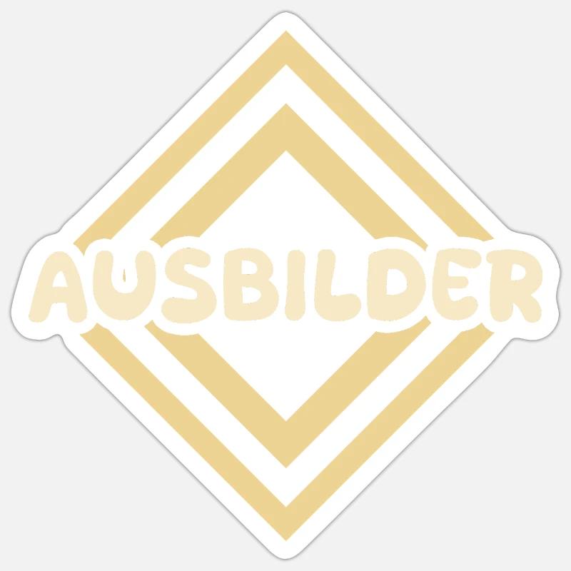 Job Instructor - Sticker size S (10 x 10 cm) - white matte