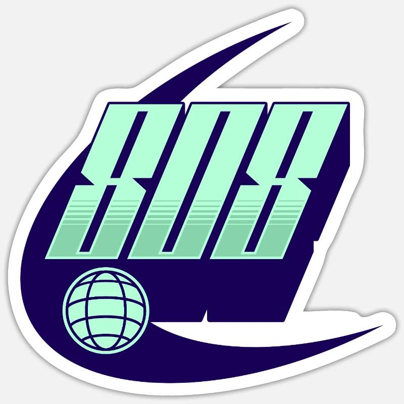 808 Analog SYNTHESIZER Drum Machine Sticker Größe S (10 x 10 cm)