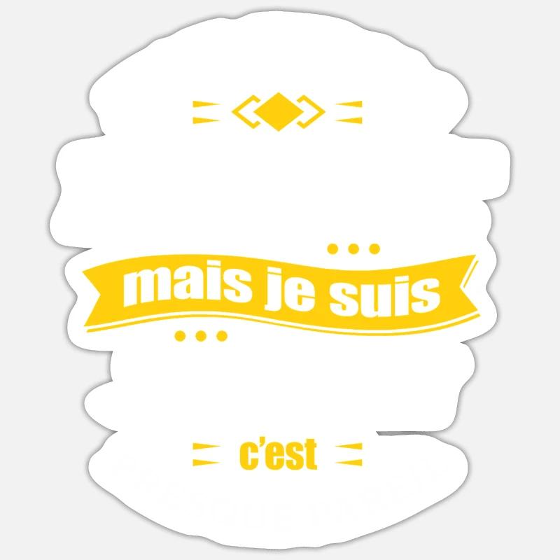 JOHN PARFAIT - PRENOM JOHN - Sticker taille S (10 x 10 cm) - blanc mat