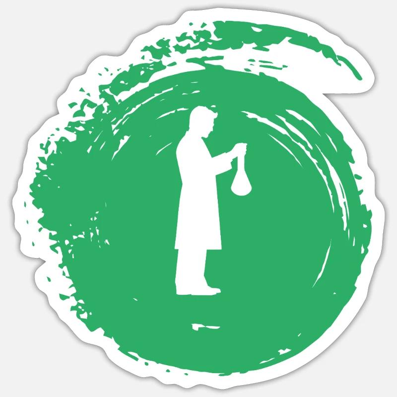 Chemie Element Atom Sticker Größe S (10 x 10 cm)