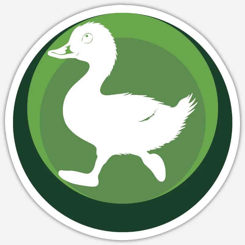 Duckling Ducks Beak Sticker size S (10 x 10 cm)