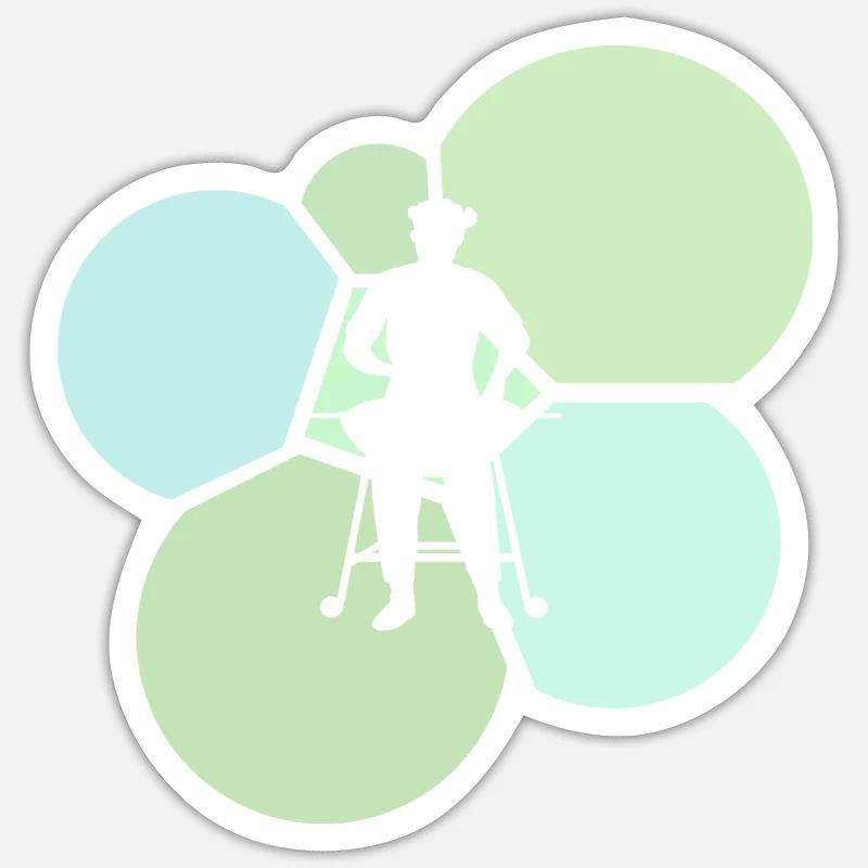 Sticker Größe S (10 x 10 cm) - 