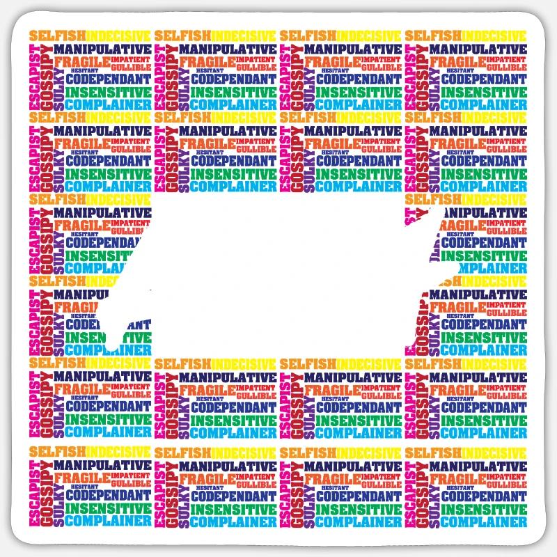 Sticker taille S (10 x 10 cm) -