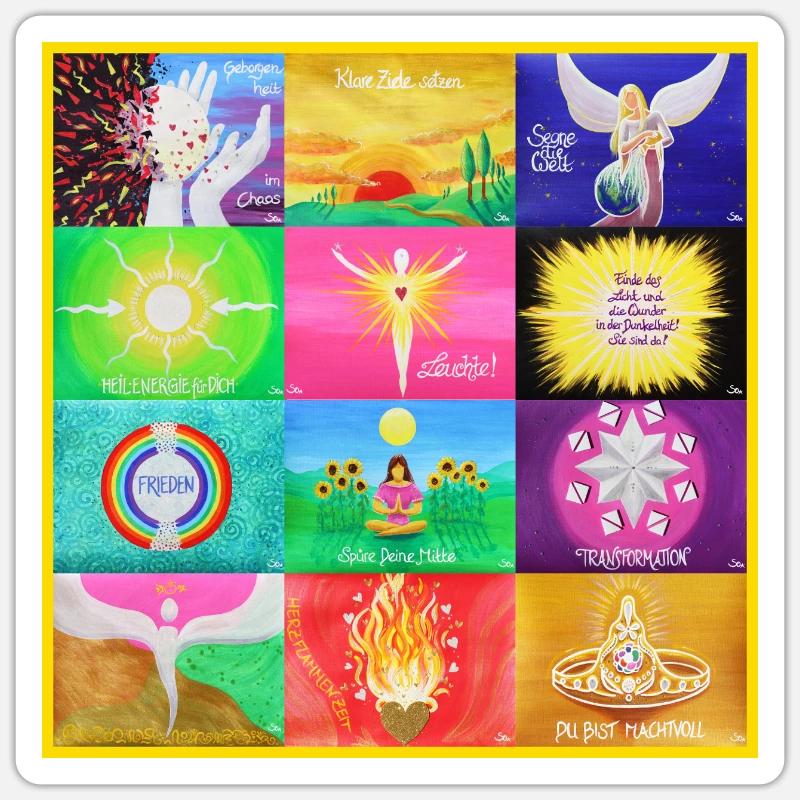 AnnéeEnergy Picture 2025 - Impression d’affiche - Sticker taille S (10 x 10 cm) - blanc mat