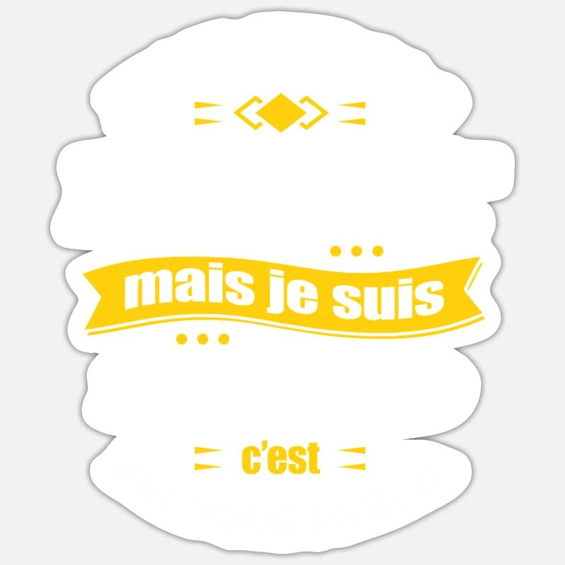 SERGIO PARFAIT - PRENOM SERGIO - Sticker taille S (10 x 10 cm) - blanc mat