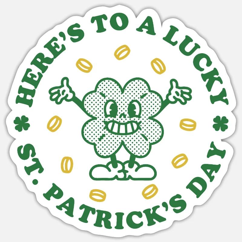 À la Saint-Patrick Sticker taille S (10 x 10 cm)