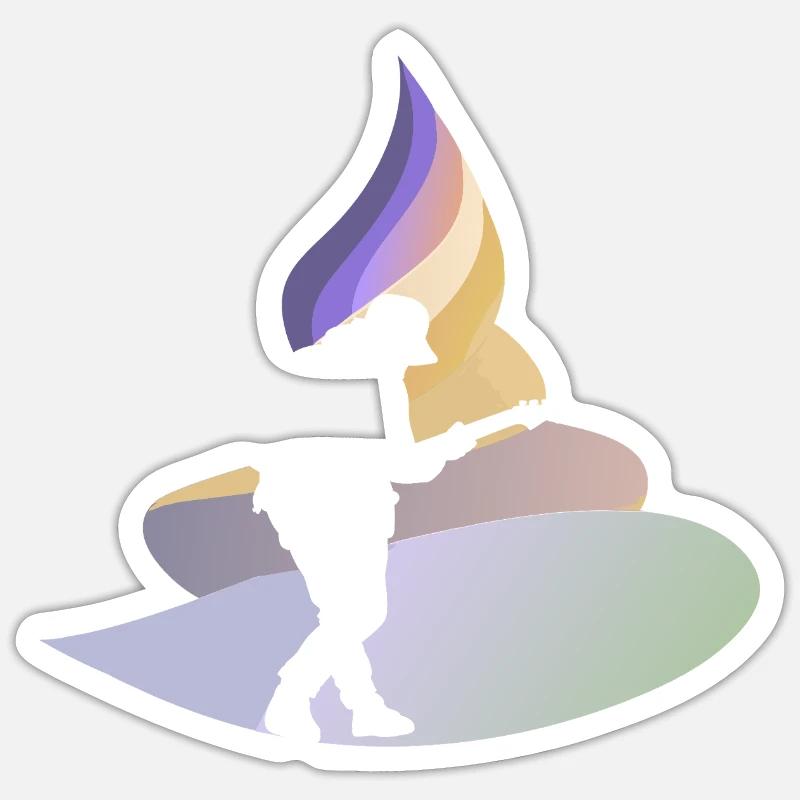 Sticker taille S (10 x 10 cm) - 