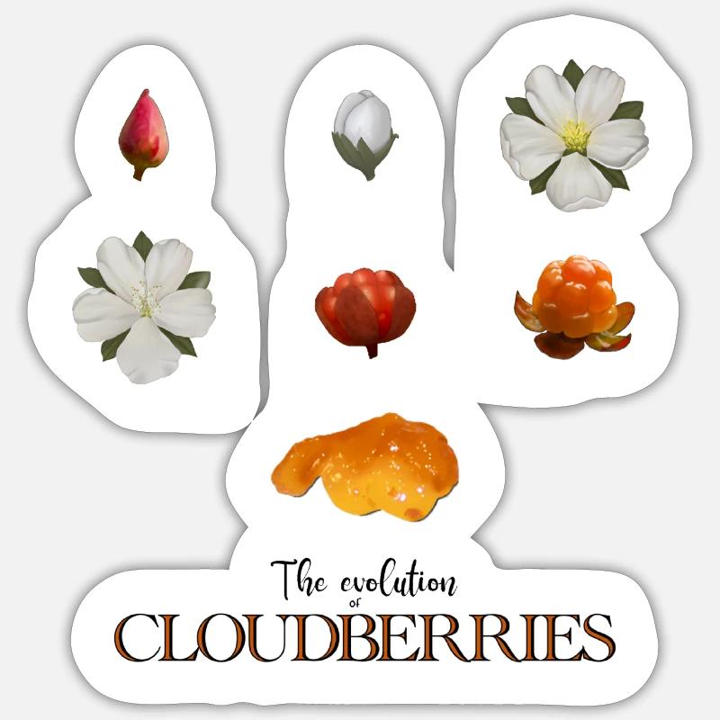 L’évolution des chicoutés Sticker taille S (10 x 10 cm)