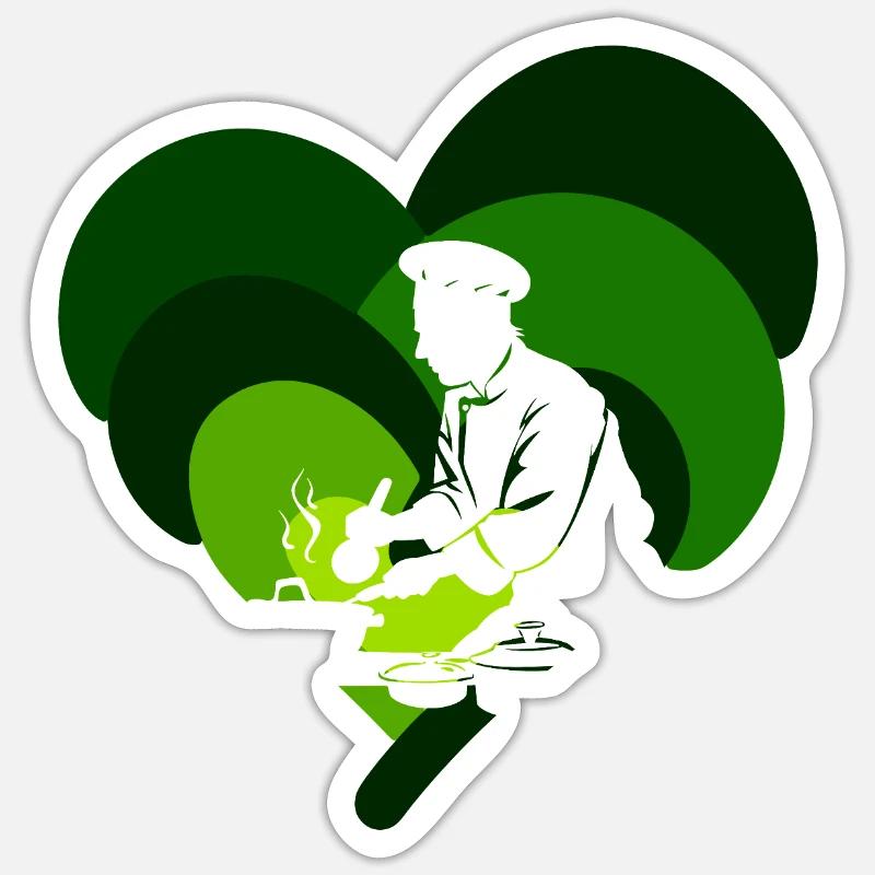 Chef Star Chef Sticker size S (10 x 10 cm)