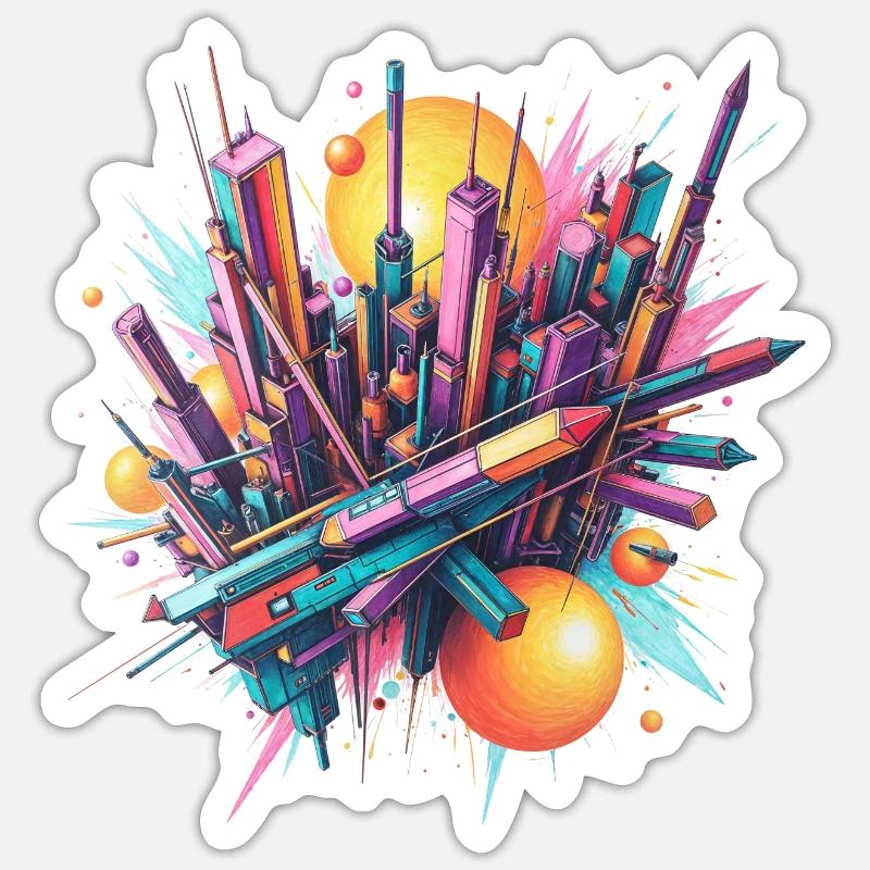 Sticker taille S (10 x 10 cm) - 