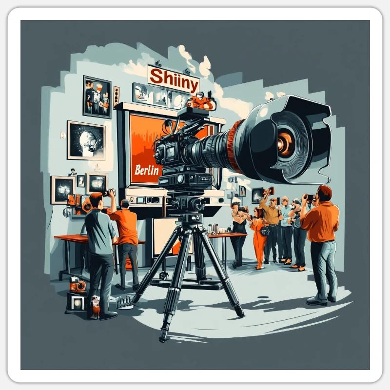 Camera studion 2 Sticker Größe S (10 x 10 cm)