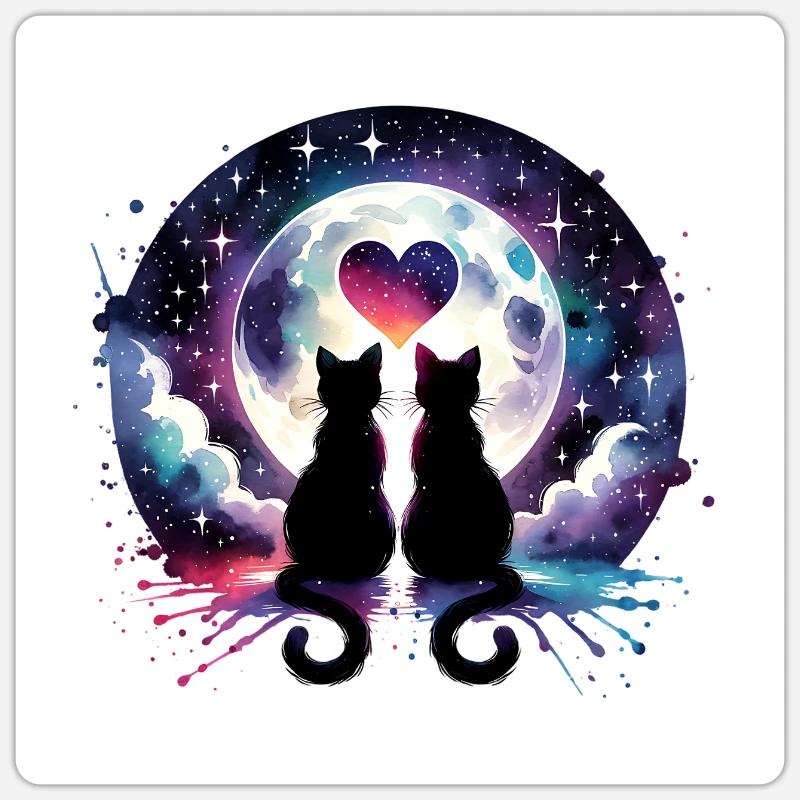 Two Sticker size S (10 x 10 cm)