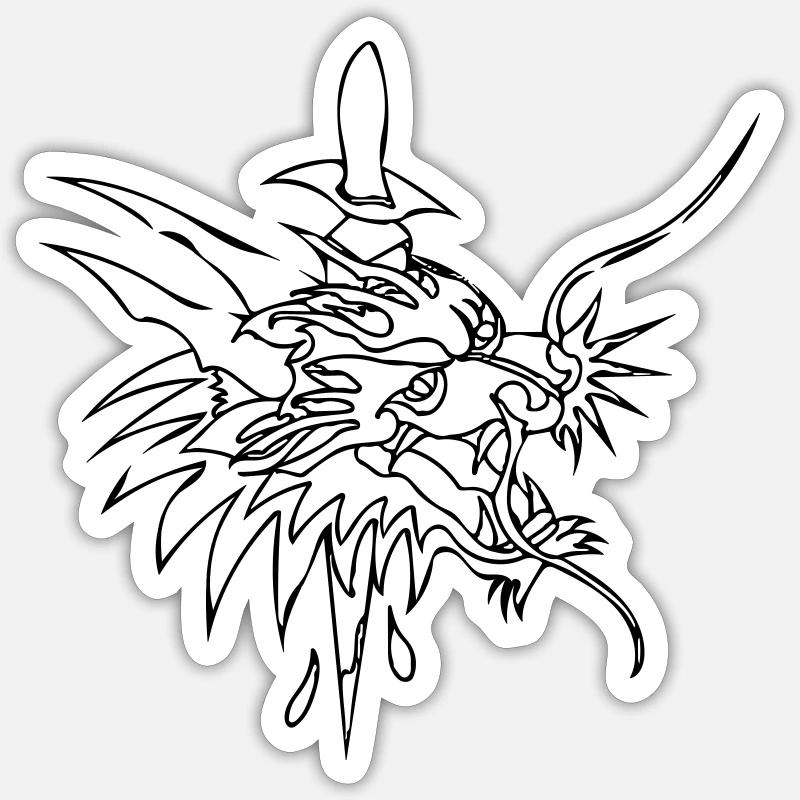 Sticker Größe S (10 x 10 cm) - 