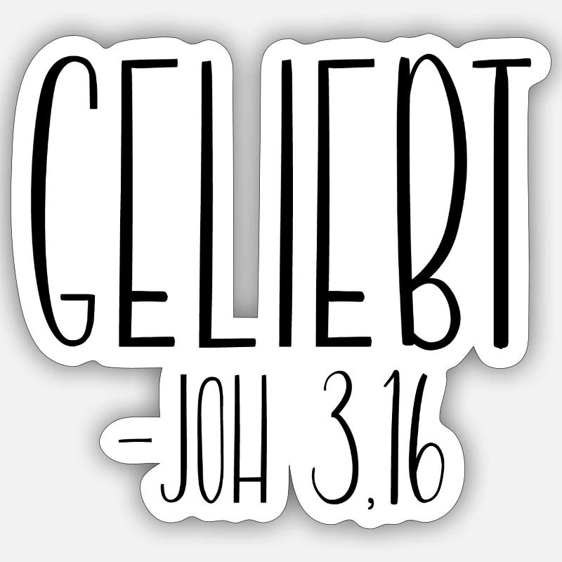 bien-aimé Sticker taille S (10 x 10 cm)