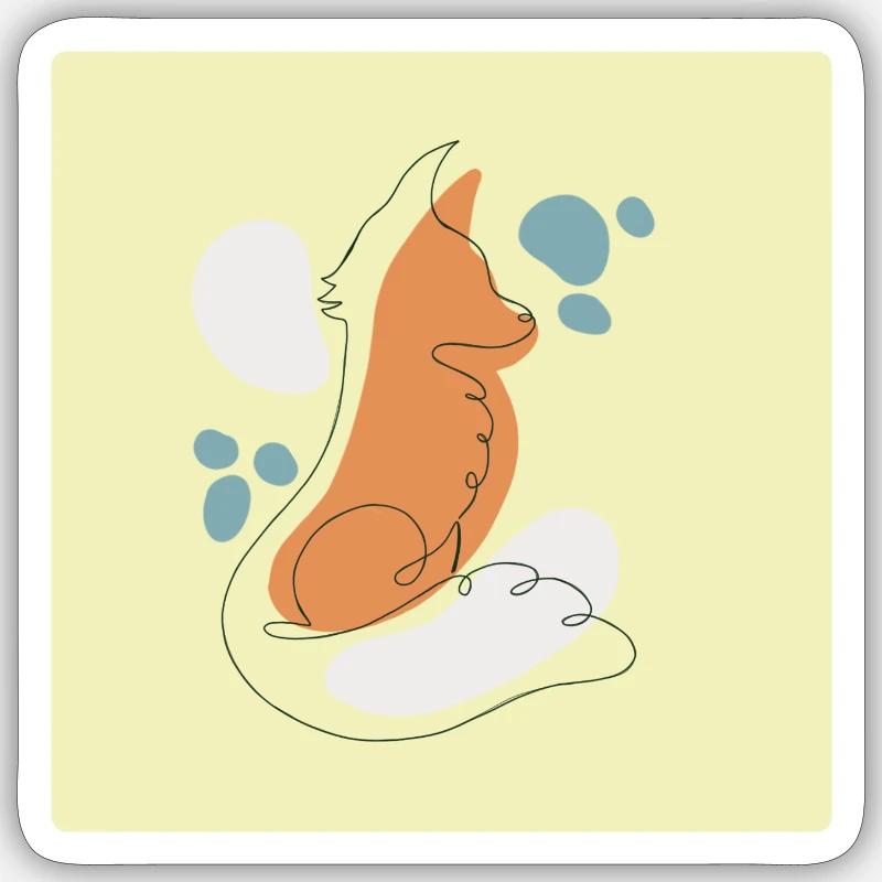 Sticker Größe S (10 x 10 cm) - 