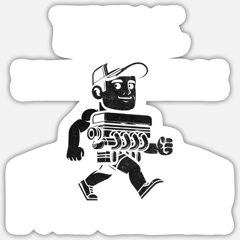 Trust me I m an Engineer - Sticker Größe S (10 x 10 cm) - Mattweiß