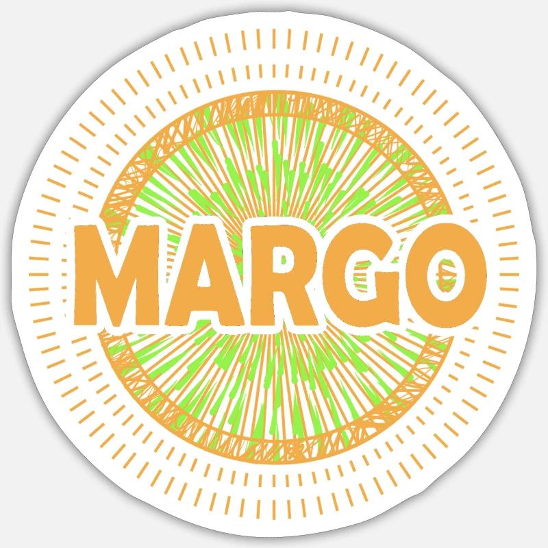 Margo comme idée cadeau Sticker taille S (10 x 10 cm)