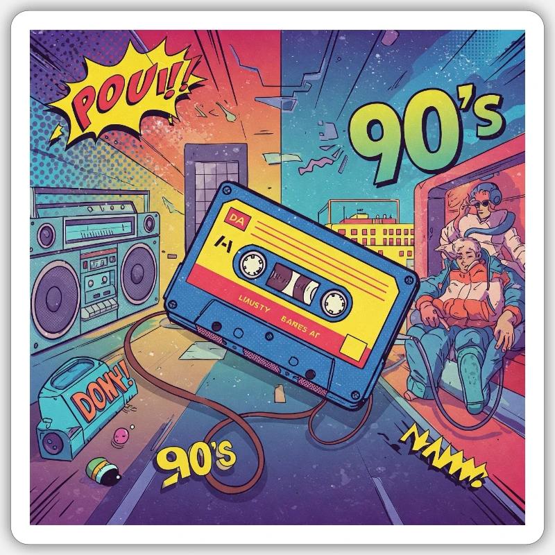 Sticker Größe S (10 x 10 cm) - 