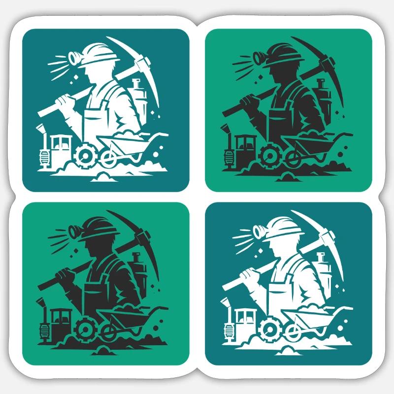 Sticker Größe S (10 x 10 cm) - 