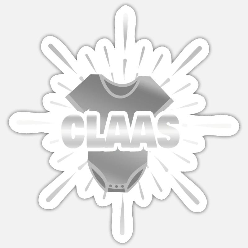 Birth Claas - Sticker size S (10 x 10 cm) - white matte