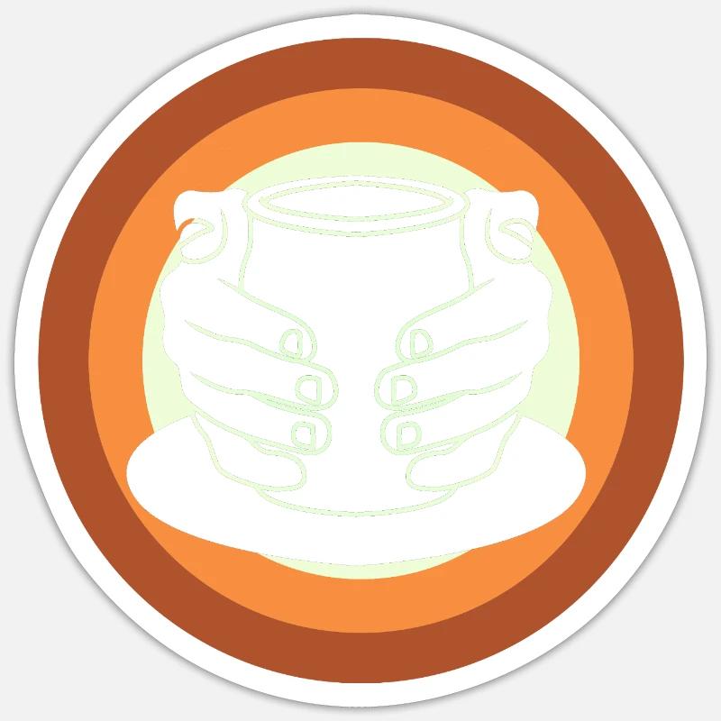 Sticker størrelse S (10 x 10 cm) - 