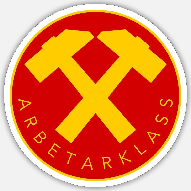 Working class Sticker size S (10 x 10 cm)