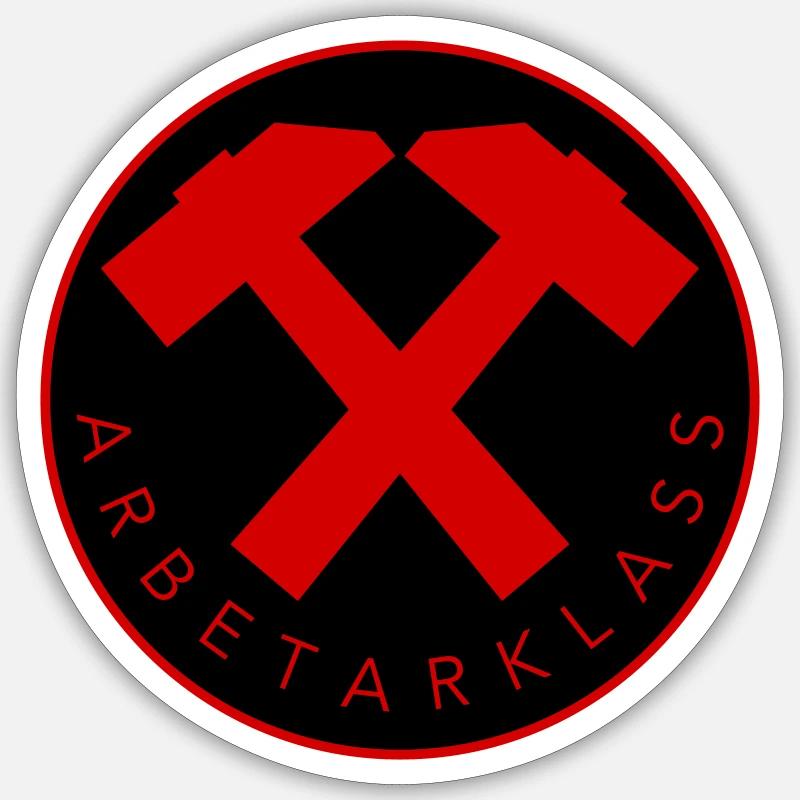 Working class Sticker size S (10 x 10 cm)