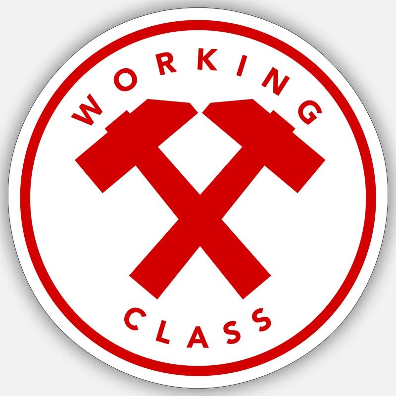 Working Class Sticker size S (10 x 10 cm)