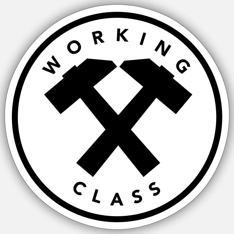 Working Class Sticker size S (10 x 10 cm)