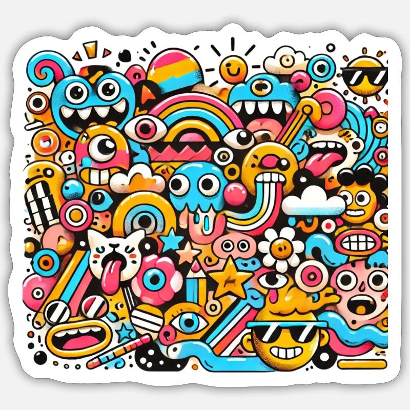 Sticker Größe S (10 x 10 cm) - 