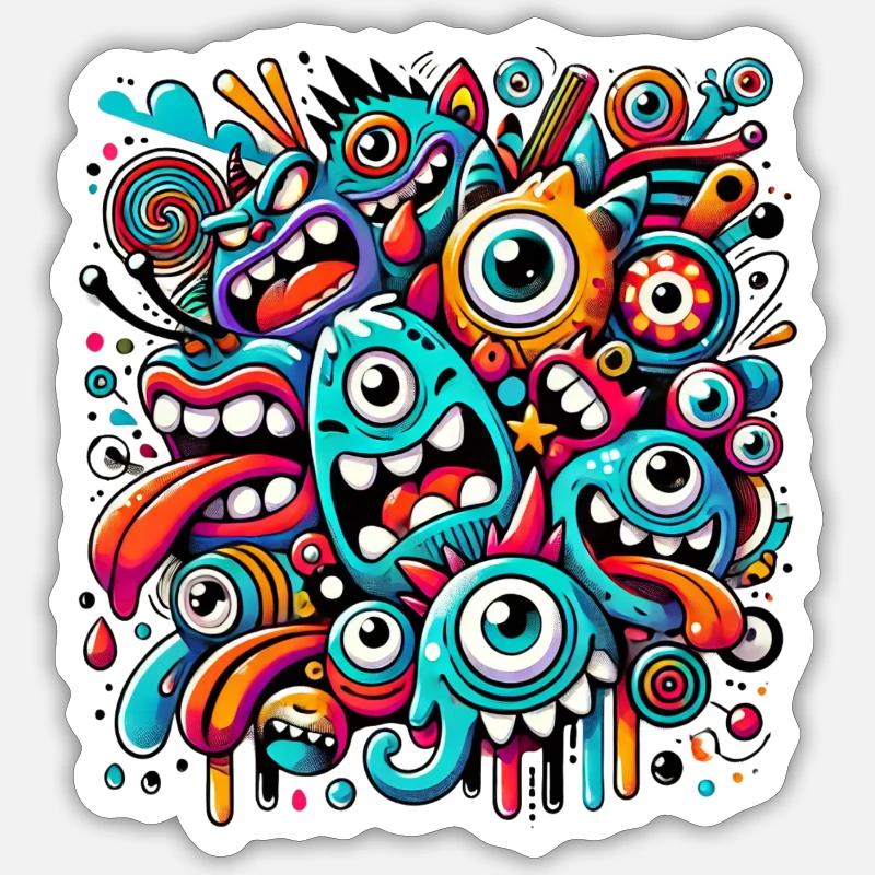 Sticker Größe S (10 x 10 cm) - 