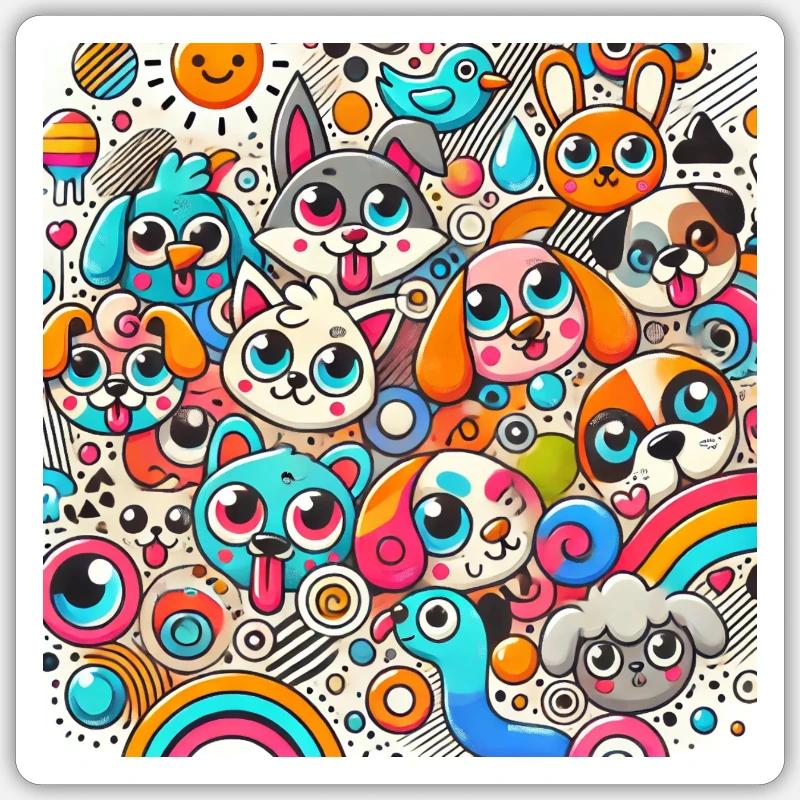Sticker taille S (10 x 10 cm) - 