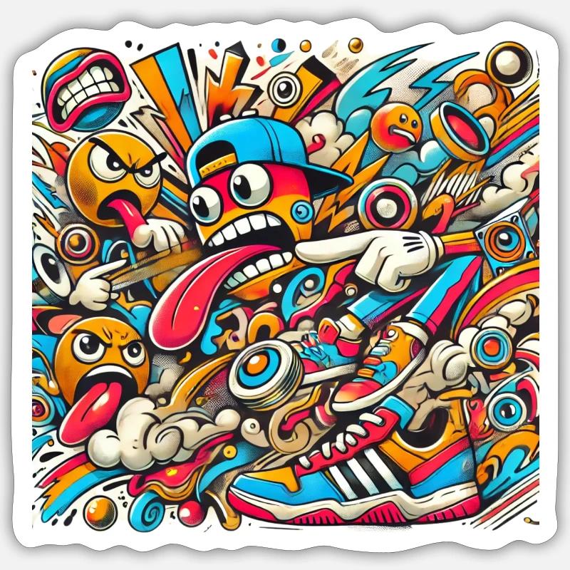 Sticker taille S (10 x 10 cm) - 