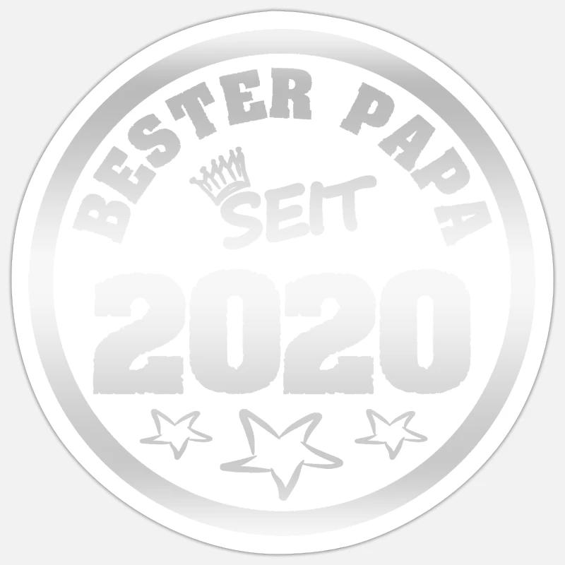 2020 - Sticker Größe S (10 x 10 cm) - Mattweiß