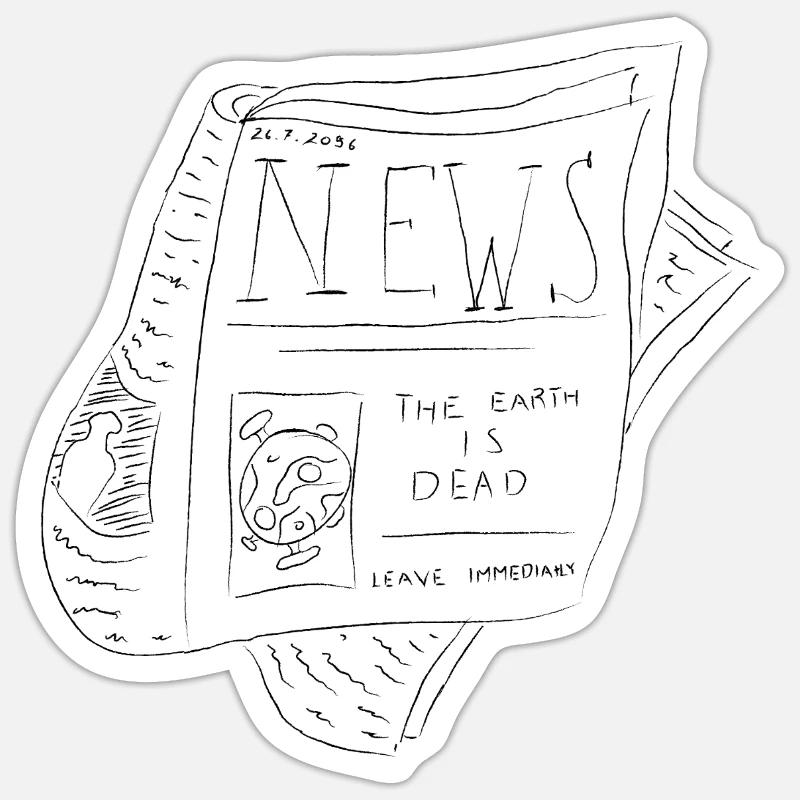 Deadworld Sticker Größe S (10 x 10 cm)