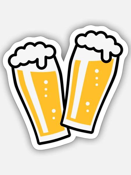  - Sticker taille S (10 x 10 cm) - blanc mat