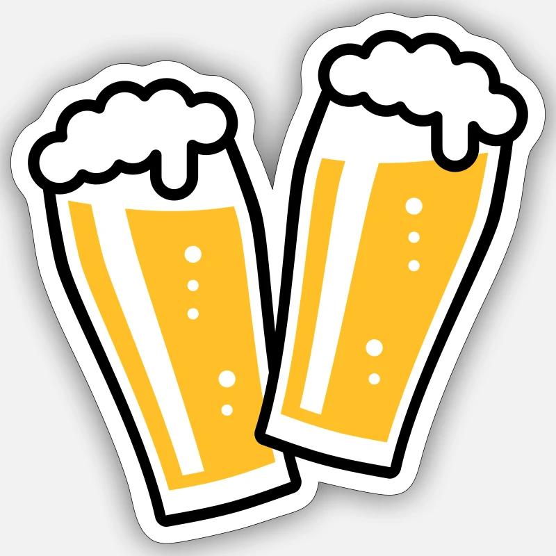 XDoppelter Willie (2) Sticker size S (10 x 10 cm)