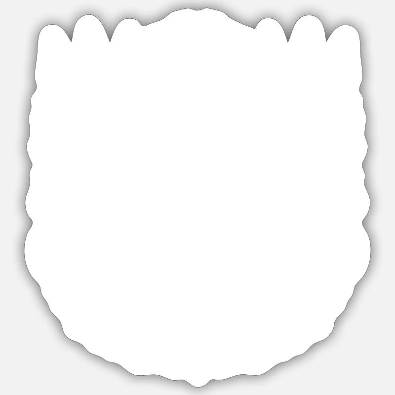 Octopus - Sticker size S (10 x 10 cm) - white matte