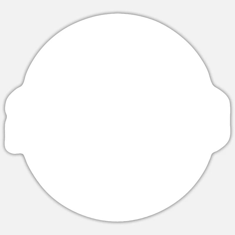 2000 limited edition - Sticker taille S (10 x 10 cm) - blanc mat