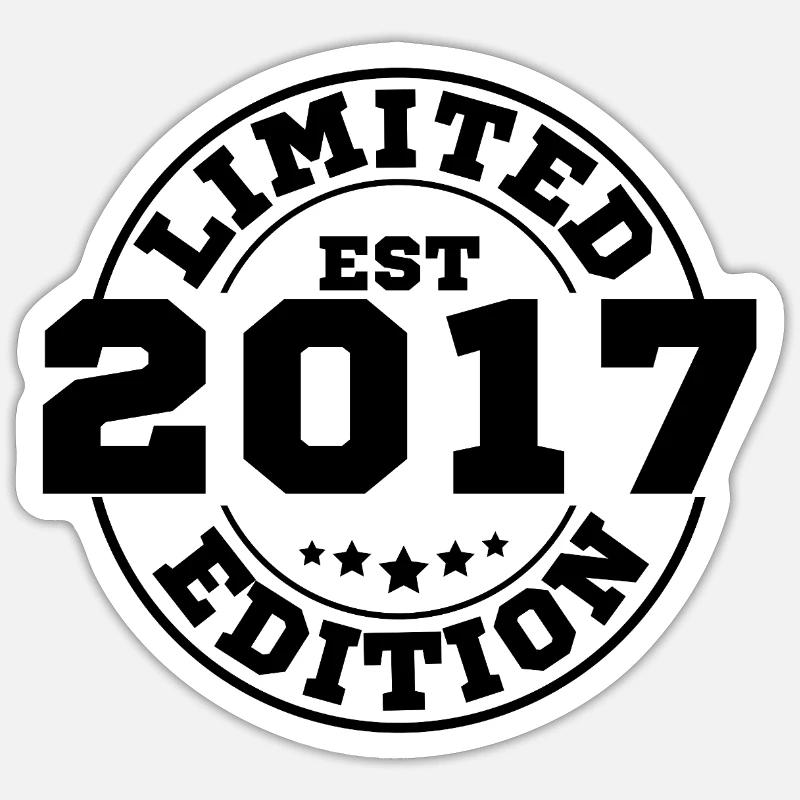 2017 limited edition - Sticker taille S (10 x 10 cm) - blanc mat