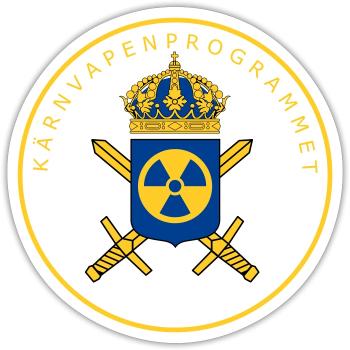 Le programme suédois d’armement nucléaire - Sticker taille S (10 x 10 cm) - blanc mat - Devant