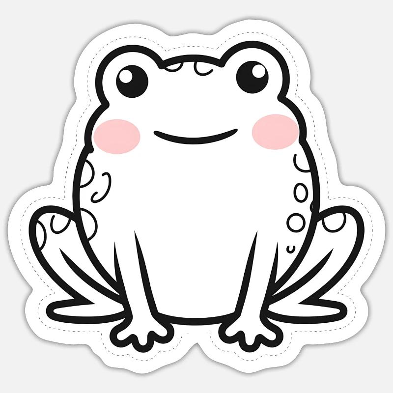 crapaud Sticker taille S (10 x 10 cm)