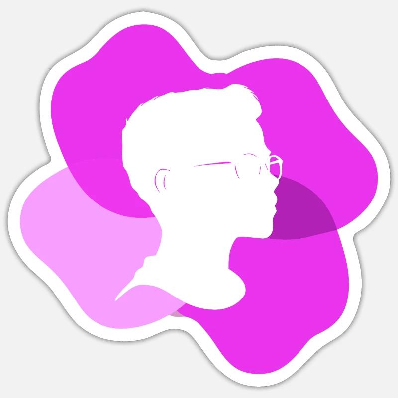 Frère Amitié - Sticker taille S (10 x 10 cm) - blanc mat
