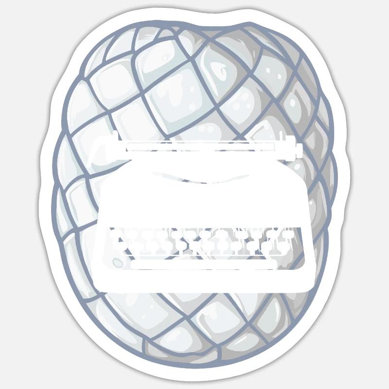 Author Novels Bestsellers Sticker size S (10 x 10 cm)