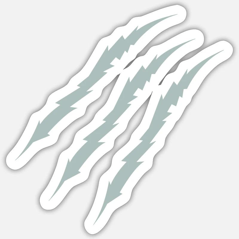 claw - Sticker size S (10 x 10 cm) - white matte