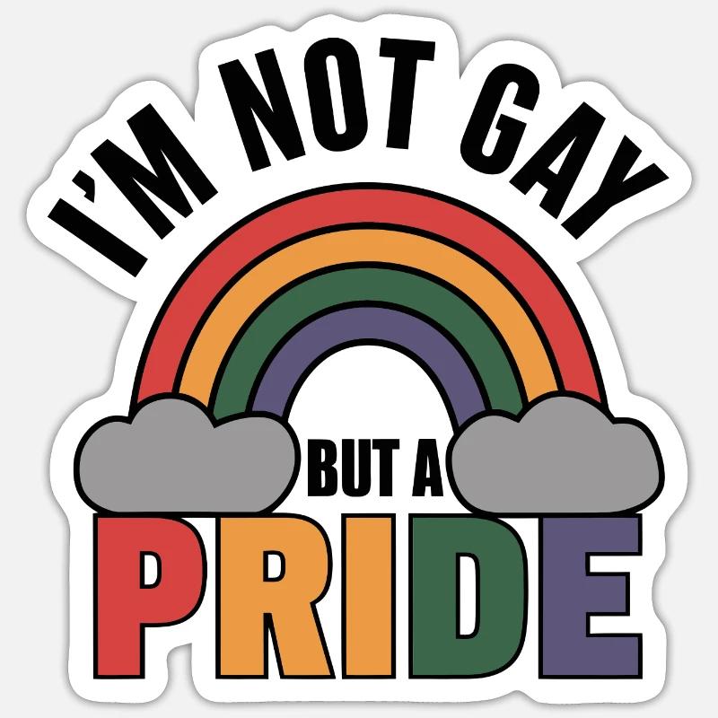 Prideful Statement Sticker size S (10 x 10 cm)