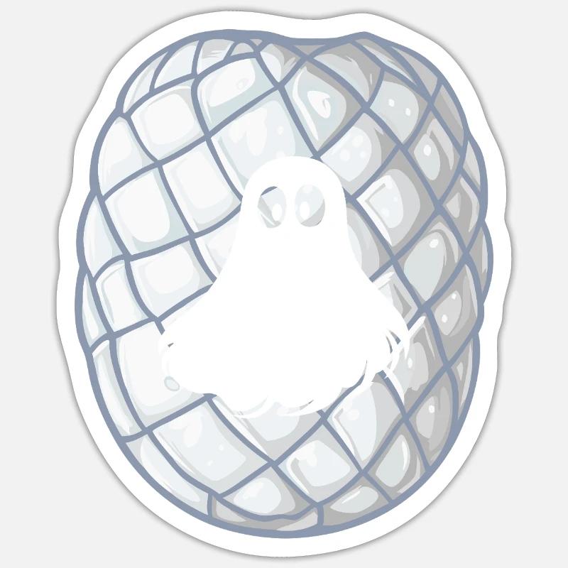 Ghost Horror Ghosts Sticker size S (10 x 10 cm)