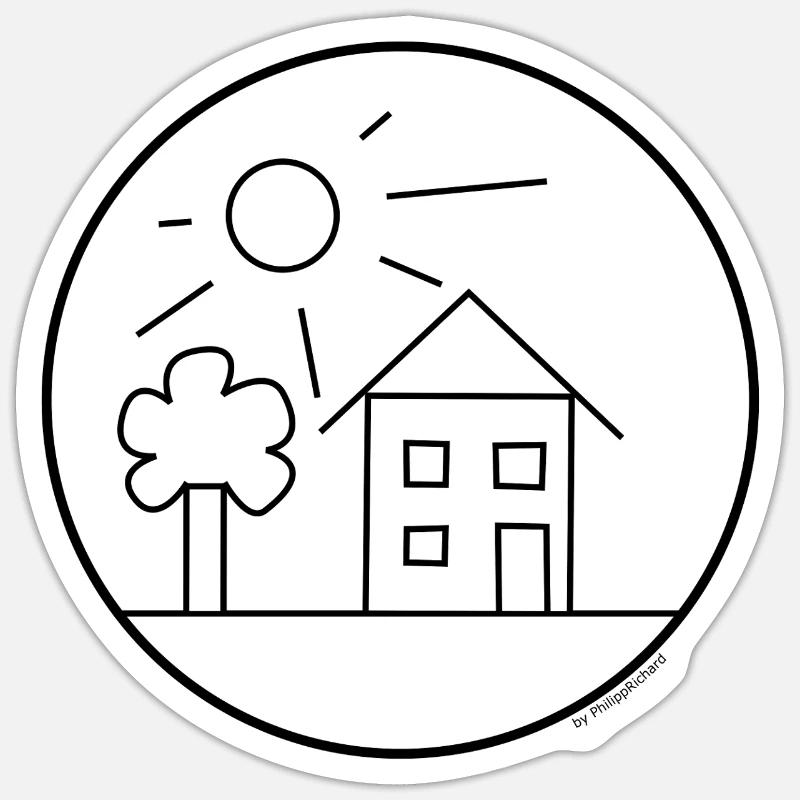 Sticker Größe S (10 x 10 cm) -